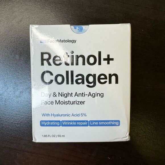 Face Moisturizer Cream AntiAging Day Night Collagen Hyaluronic Acid Hydrating C3 - Picture 4 of 4